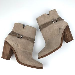 Jessica Simpson Calven Suede Ankle Bootie 6.5